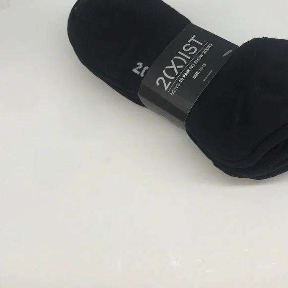 2(X)IST MENŚ 10 PAIR NO SHOW SOCKS SIZE 10-13 - Picture 3 of 14